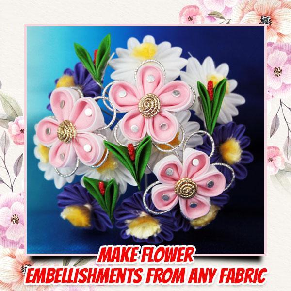 תבנית פרח קנזשי עשה זאת בעצמך