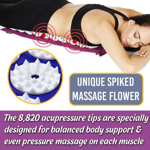 מחצלת אקופרסורה להקלה על כאבי שרירים – תמונה 3