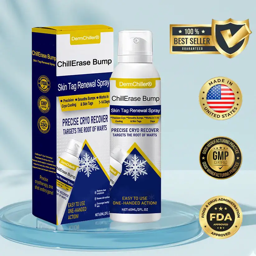 ChillErase Bump & תרסיס לחידוש תג עור