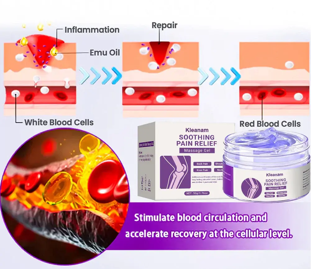 כורכומין & Emu Oil Pain Gel – תמונה 2