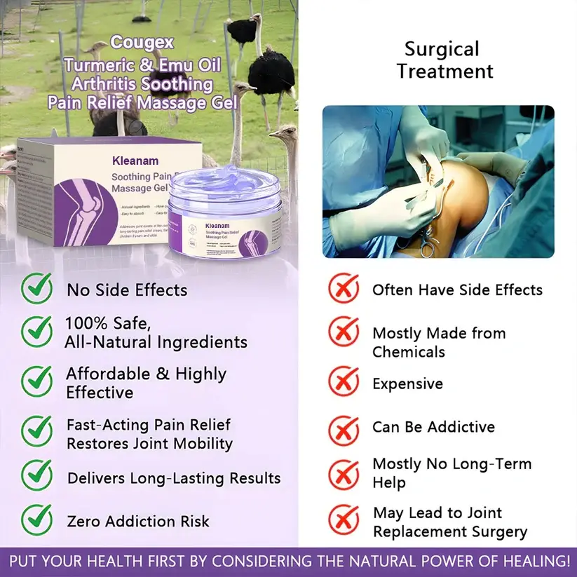 כורכומין & Emu Oil Pain Gel – תמונה 3